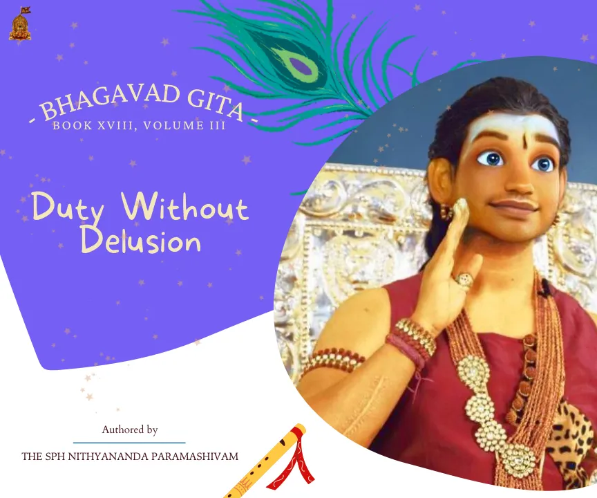 Bhagavad Gita Chapter 18 - Lesson 3 of 19 - English